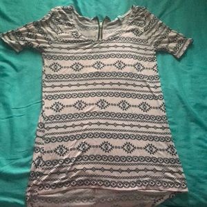 Blush colored Charlotte Russe top